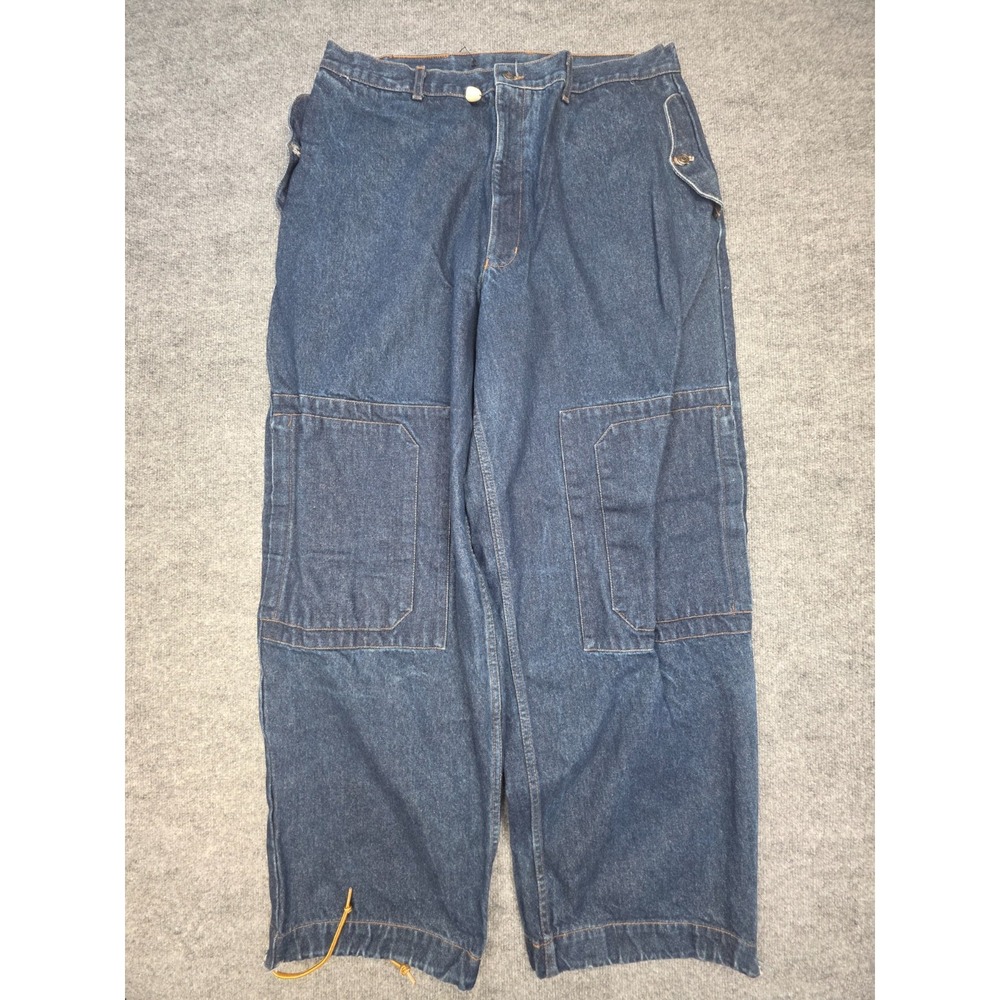 Vintage Cross Colours Baggy Jeans Men's 40 x 33 (FITS 38 x 34) Y2K Cargo Knee